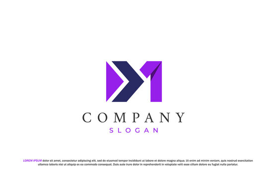 letter d x m next arrow play button symbol media logo