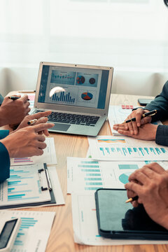 Planning data, annual reports, research and budgets in the office Company discussion with documents in strategy meeting Chart analysis vertical close-up image