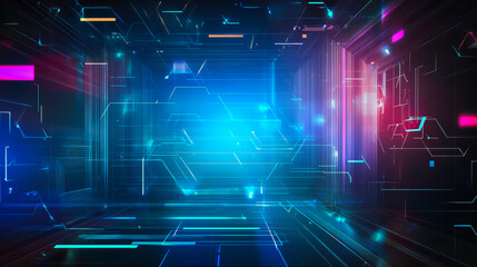 Obraz premium Abstract energetic modern digital background texture