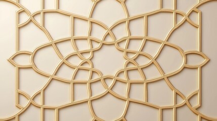 Luxury Gold Geometric Wallpaper