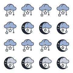 Obraz premium Versatile Vector Icons: Clean & Scalable Designs