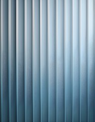 ブルーグレーの冷たい色合いに縦ストライプが施されたシンプルかつクールなデザインで、アイシーな雰囲気が漂う
