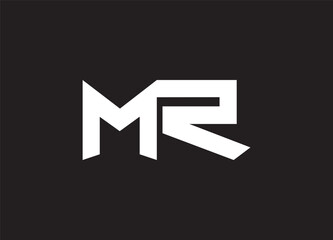 MR Letters Logo Design Slim.
