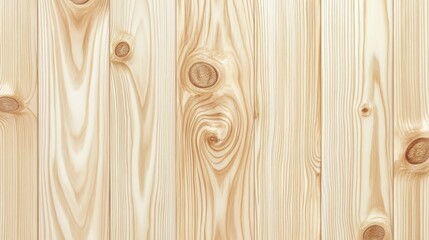 Seamless flat texture displaying light oak wood with natural grain patterns and smooth matte finish on isolated background