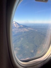 Fototapeta premium plane window