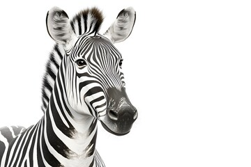 Fototapeta premium Stripes of the Plains Zebra: Close-Up View