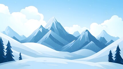 A luxury mountain landscape scene, ideal as a wallpaper or background for premium content.