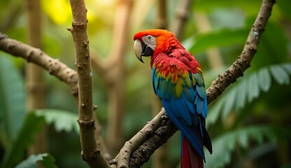 Obraz premium macaw in the wild