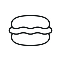 Macaron food icon with a vibrant and playful look, perfect for capturing attention in candy, party, or lifestyle-related projects