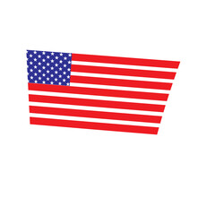 amercan flag icon graphic