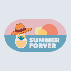 Sticker design of Stay Cool