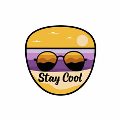 Sticker design of Stay Cool