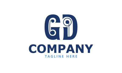 GD G gd initial logo | initial based abstract modern minimal creative logo, vector template image. luxury logotype logo, real estate homie logo. typography logo. initials logo