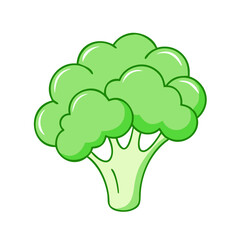broccoli vector icon, broccoli vector illustration - simple illustration of broccoli, perfect for logos and iconsbroccoli 