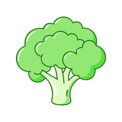 broccoli vector icon, broccoli vector illustration - simple illustration of broccoli, perfect for logos and iconsbroccoli 