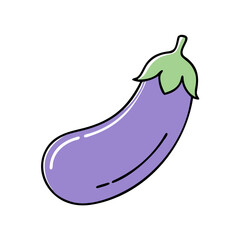eggplant vector icon, eggplant vector illustration - simple illustration of eggplant, perfect for logos and iconseggplant 