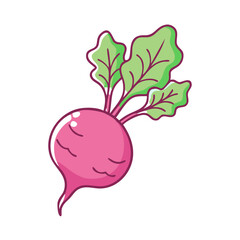 beetroot vector icon, beetroot vector illustration - simple illustration of beetroot, perfect for logos and iconsbeetroot 