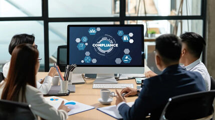 Compliance system for brisk online corporate business to meet quality standard