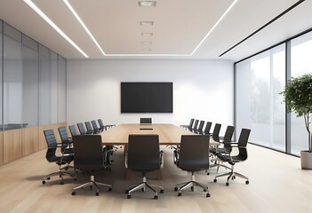 Modern Boardroom Conference Room Interior Design