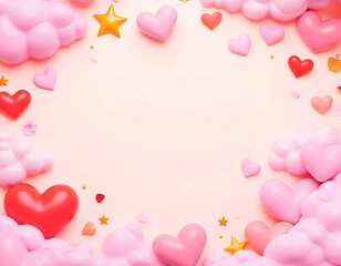 Background of lovely heart