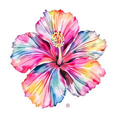 Elegant Floral Illustration with Vibrant Poppies