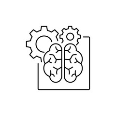 The Machine Learning Outline icon represents the machine learning process.