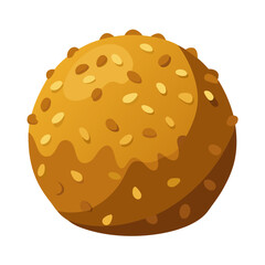 cookie on a white background