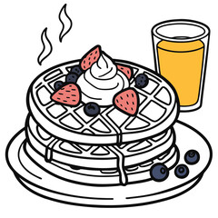 cake with strawberry