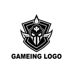 A gameing logo with vector