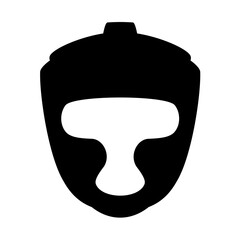 Boxing helmet icon. Vector image