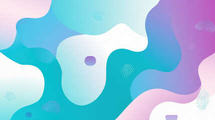 Colorful abstract shapes creating a modern design aesthetic.