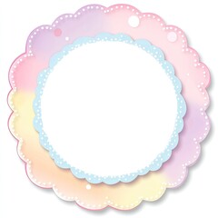 Heartfelt valentine's day background for romantic love frame