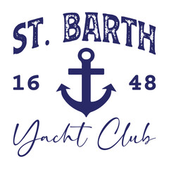 St. Barth Yacht Club Est. 1648
