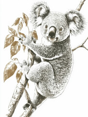 Obraz premium Koala, generative AI