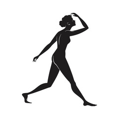 silhouette of a woman