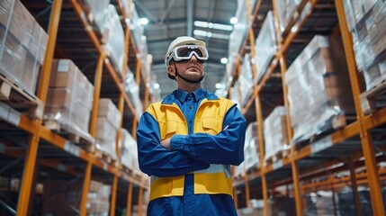 Innovative warehouse management with augmented reality for efficient package handling and delivery
