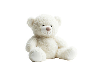 Obraz premium Soft and Fluffy White Teddy Bear for Children