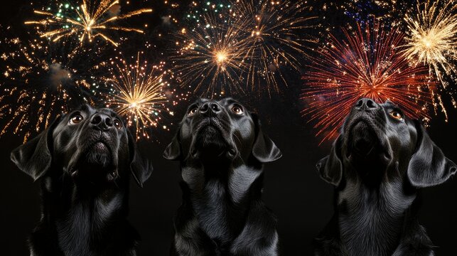 **Fireworks Anxiety in Pets: New Year Woes for Dogs and Cats**