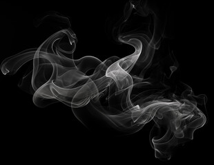 Mesmerizing Smoke Patterns in Motion Creating Abstract Art and Visual Backgrounds for Creative Projects