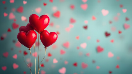 Valentines background copy space area