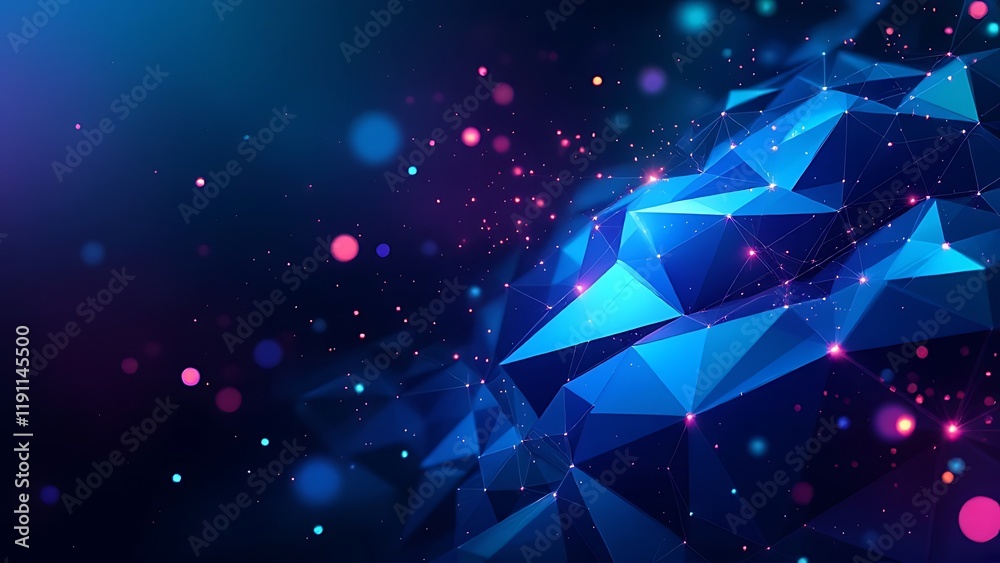 Poster ai and computer brain. high technology, digital big data concept. neural network, blockchain cloud t