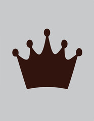 golden crown isolated on white