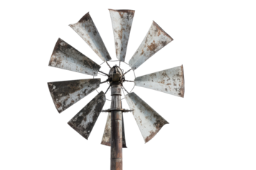Close-Up of a Windmill Blade Against the Sky