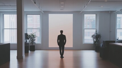 Collaborative environment in a digital art studio showcasing interactive technology and creative energy among artists and AI