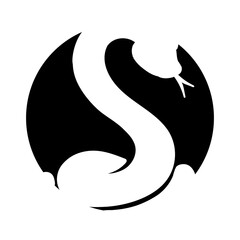 Fototapeta premium snake black and white