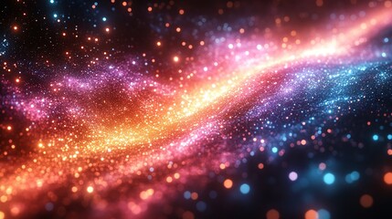 Fototapeta premium abstract background with glitter in rainbow colors, lgbtq+, pride, diversity