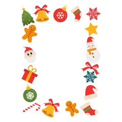 Christmas Theme Frame Element