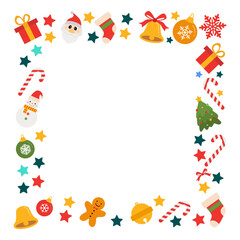 Christmas Theme Frame Element