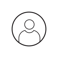 contact icon vector. user, account, person, symbol, icon, sign