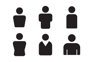 User icon vector set. 